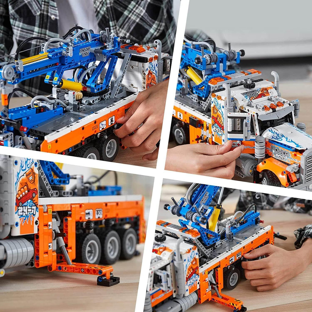 LEGO TECHNIC 42128 Heavy-Duty Tow Truck Building Kit - TOYBOX Toy Shop