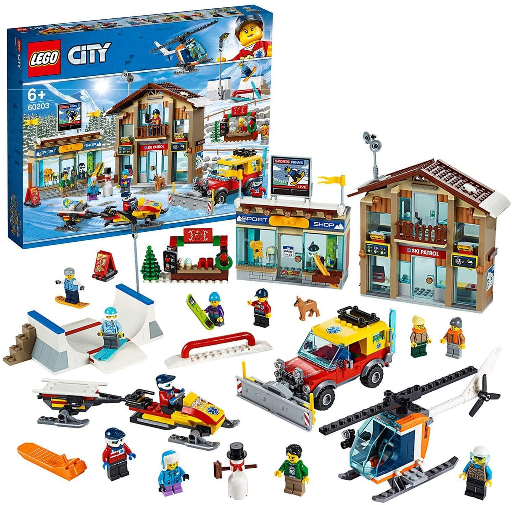 LEGO 60203 CITY Ski Resort with Helicopter - TOYBOX Toy Shop