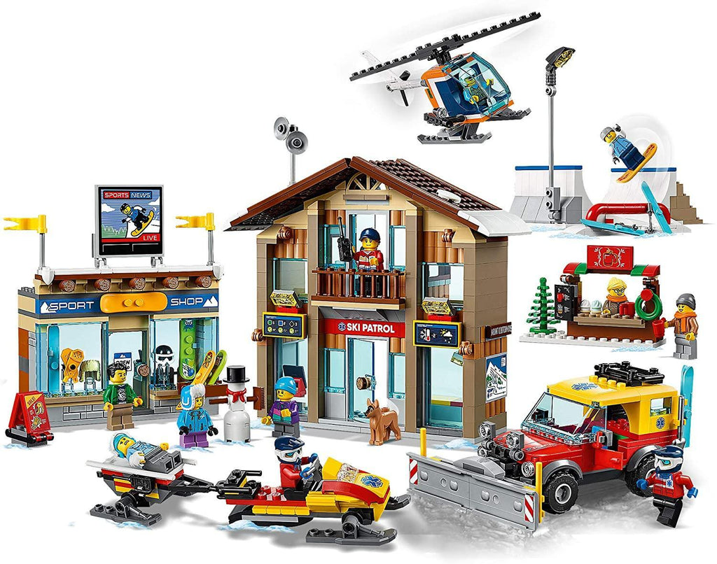 LEGO 60203 CITY Ski Resort with Helicopter - TOYBOX Toy Shop