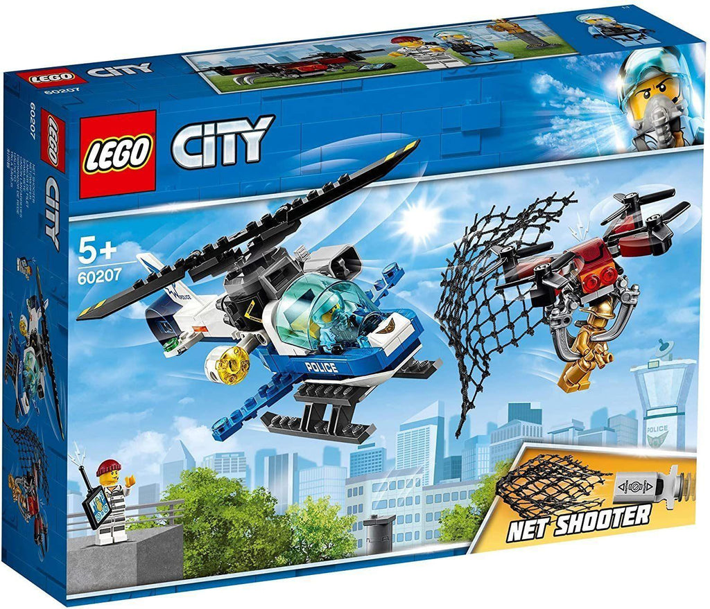 LEGO 60207 CITY Police Sky Police Drone Chase Helicopter - TOYBOX