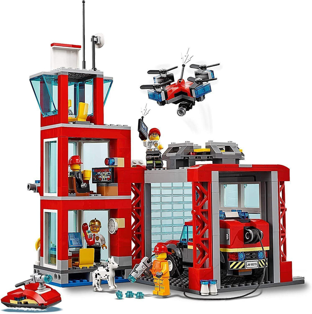 LEGO 60215 CITY Fire Fire Station Garage - TOYBOX Toy Shop