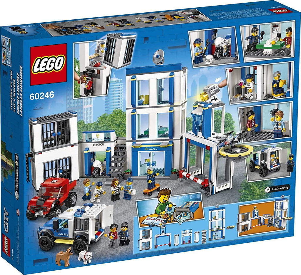 LEGO CITY 60246 Police Station Fun Building Set for Kids - TOYBOX Toy Shop