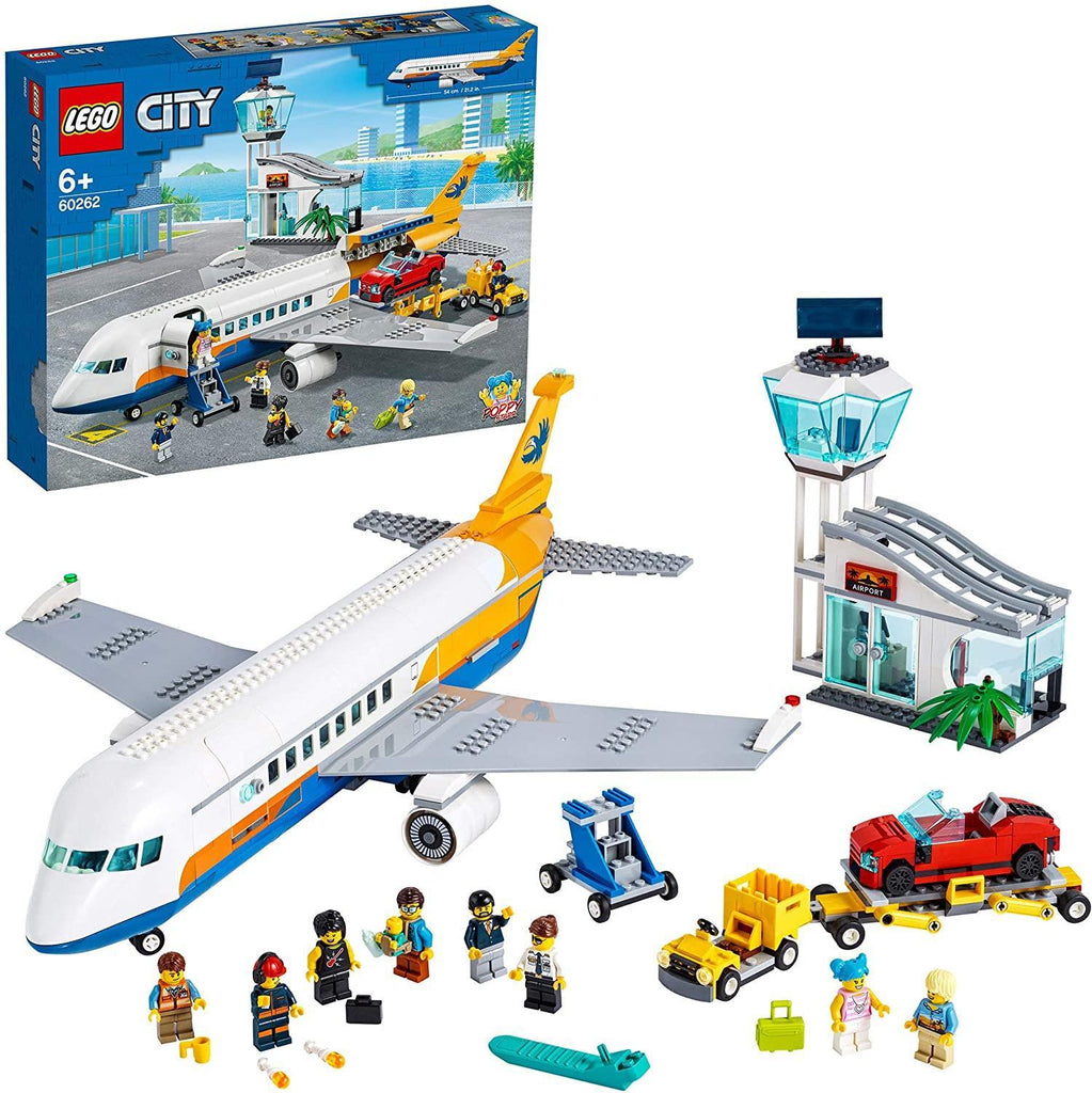 LEGO CITY 60262 Airport Passenger Airplane Playset - TOYBOX Toy Shop