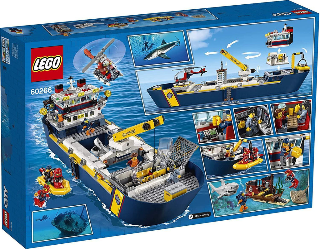 LEGO CITY 60266 Ocean Exploration Ship - TOYBOX Toy Shop