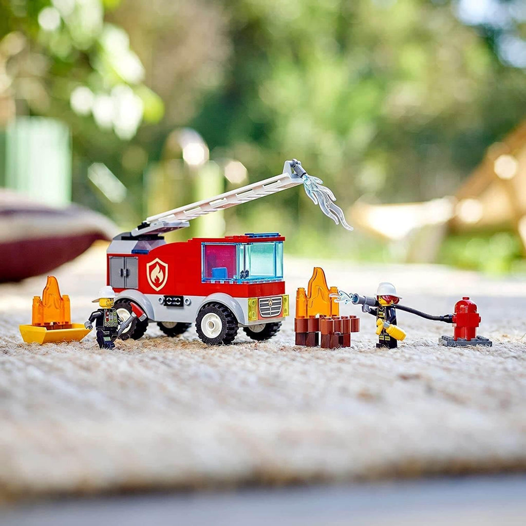 LEGO CITY 60280 Fire Ladder Truck Toy with Firefighter Mini-figure - TOYBOX Toy Shop