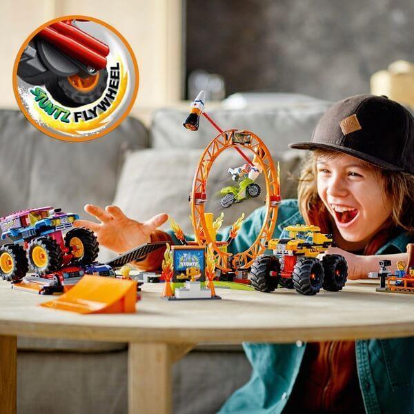 LEGO CITY 60295 Stuntz Stunt Show Arena & Monster Truck Toys Set - TOYBOX Toy Shop