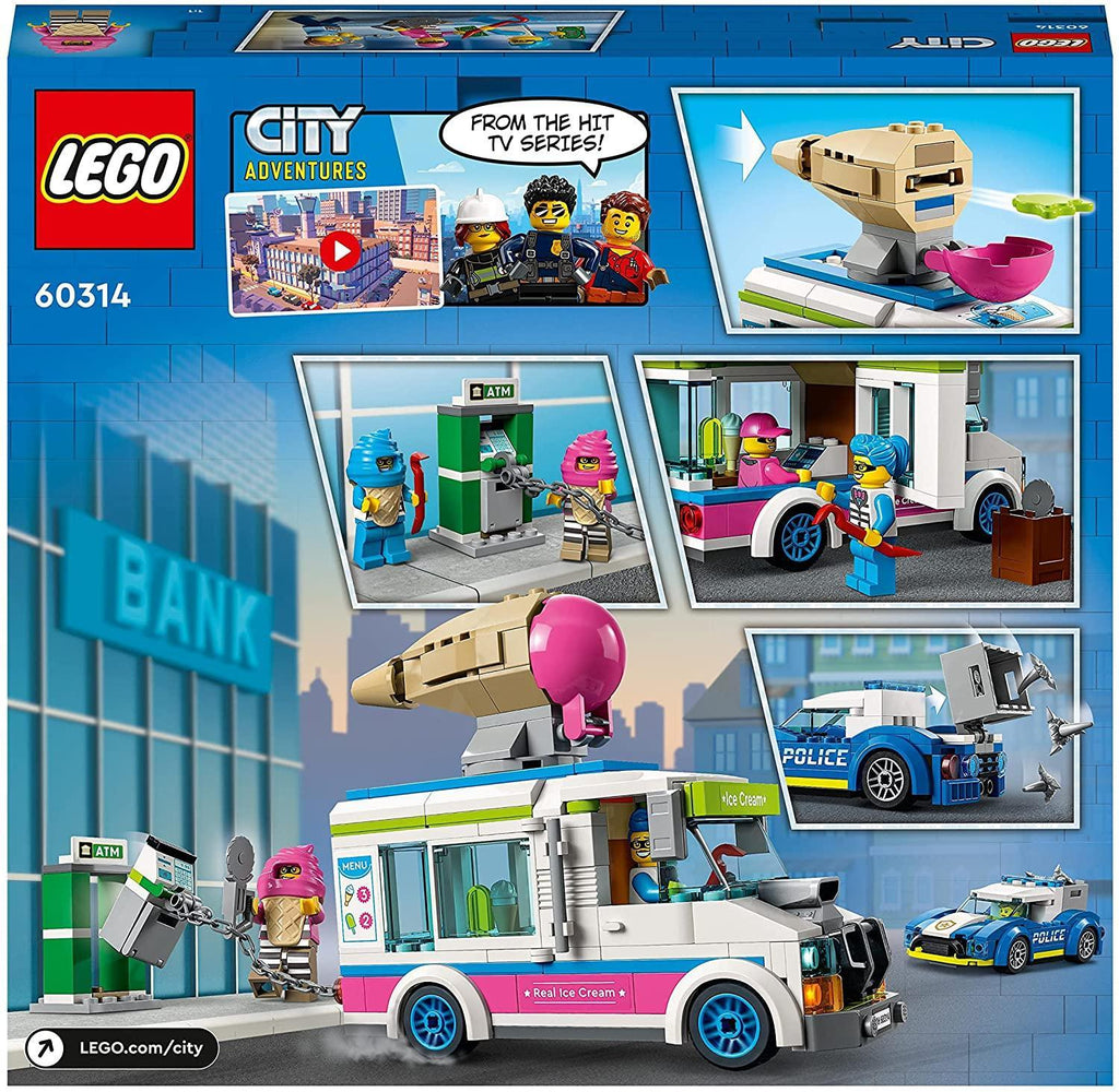 LEGO CITY 60314 Ice Cream Truck Police Chase - TOYBOX Toy Shop