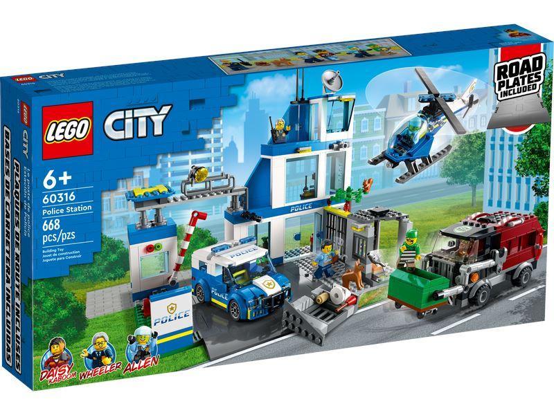 LEGO CITY 60316 Police Station - TOYBOX Toy Shop
