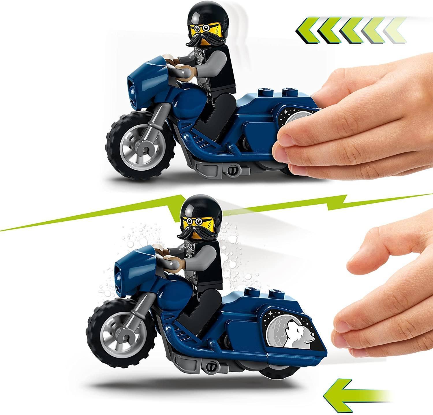 LEGO CITY 60331 Touring Stunt Bike Toy Motorbike – TOYBOX