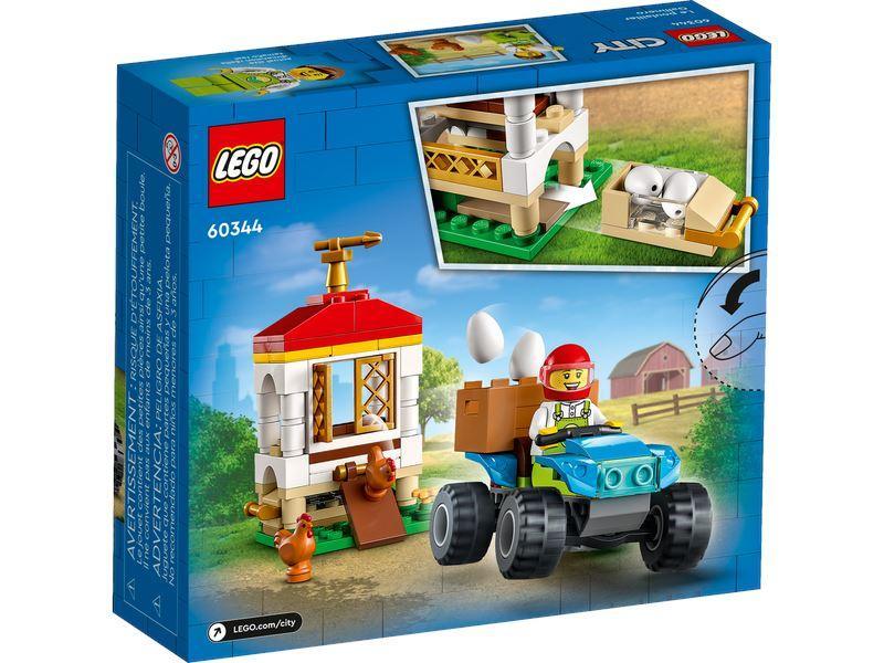 LEGO CITY 60344 Chicken Henhouse Farm Toy Set with Quadbike - TOYBOX Toy Shop