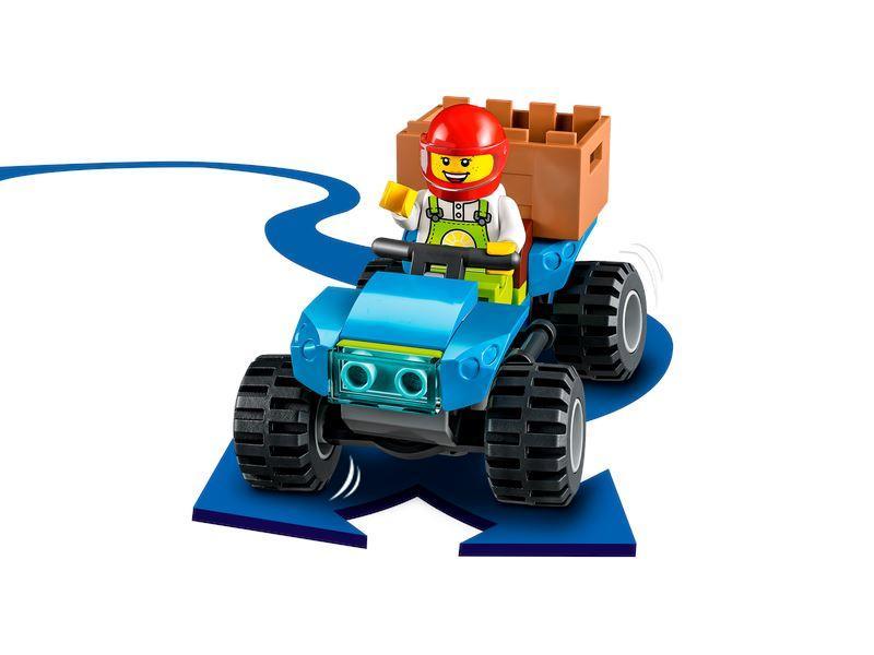 LEGO CITY 60344 Chicken Henhouse Farm Toy Set with Quadbike - TOYBOX Toy Shop