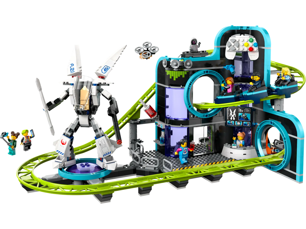 LEGO 60421 City Robot World Roller-Coaster Park - TOYBOX Toy Shop