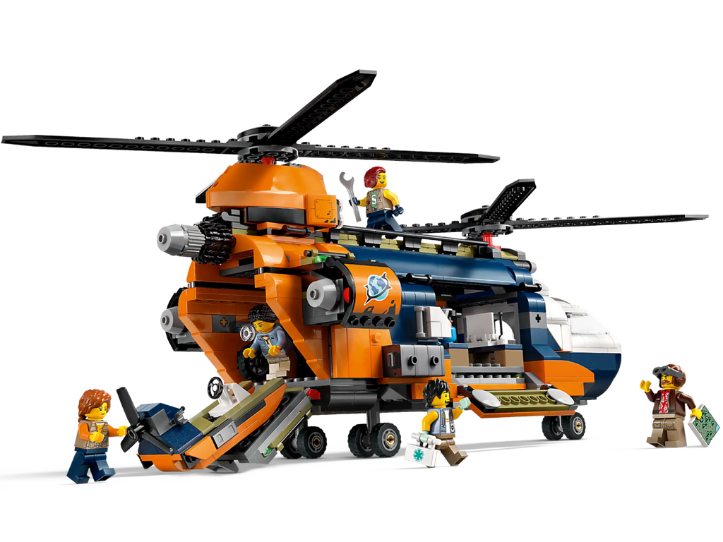 LEGO 60437 City Jungle Explorer Helicopter at Base Camp - TOYBOX Toy Shop