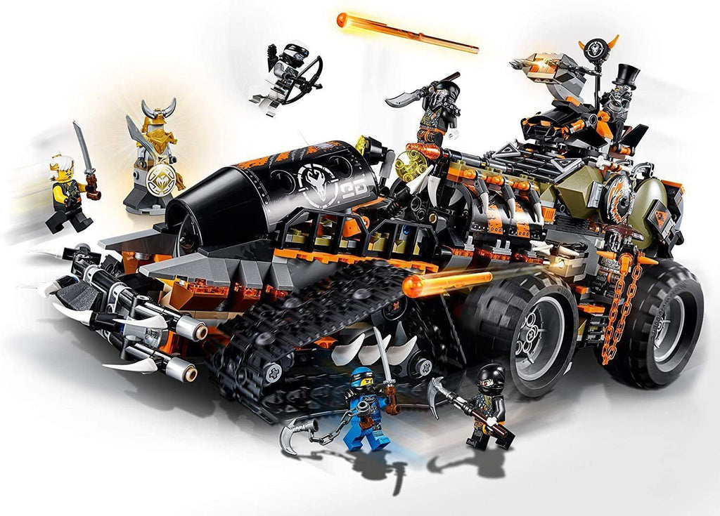 LEGO NINJAGO 70654 Dragon Hunters Dieselnaut Toy Tank - TOYBOX Toy Shop