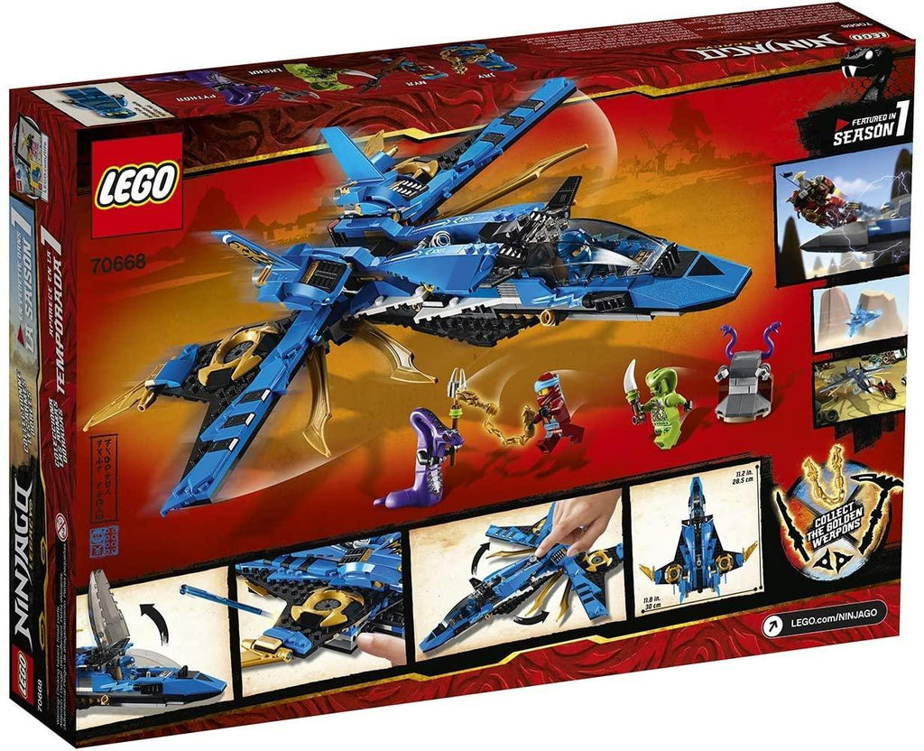 LEGO 70668 NINJAGO Jay's Storm Fighter Building Set - TOYBOX Toy Shop