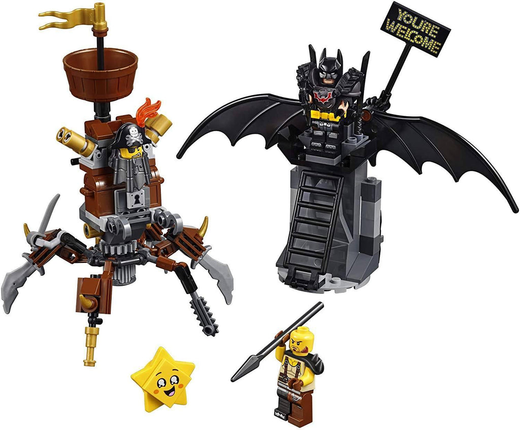 LEGO BATMAN 70836 LEGO THE MOVIE 2 Battle Ready Batman and MetalBeard Building Kit - TOYBOX Toy Shop
