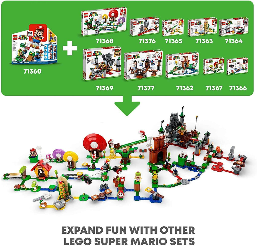 LEGO SUPER MARIO 71369 Super Mario Bowser’s Castle Boss Battle Expansion Set - TOYBOX Toy Shop