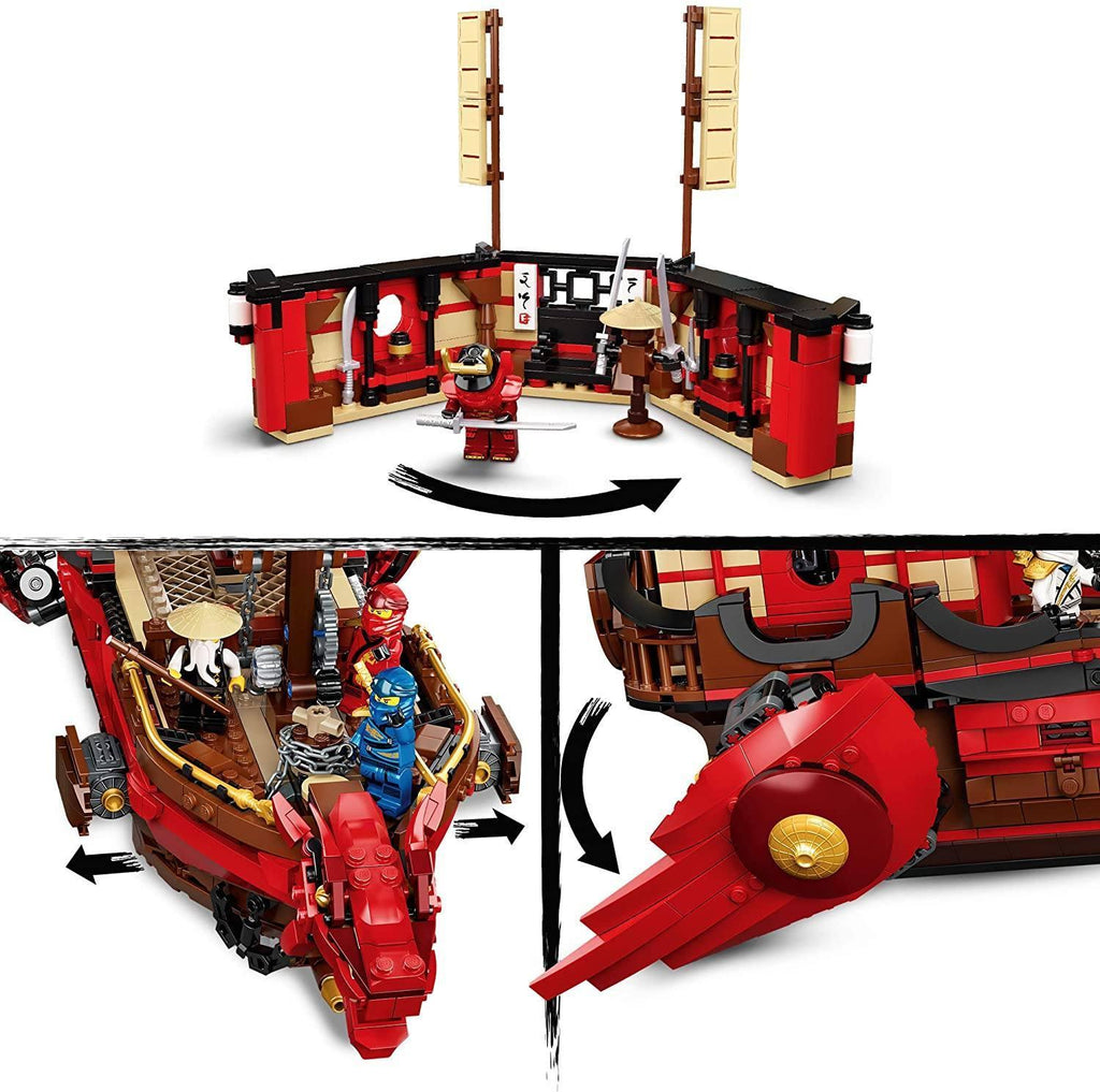 LEGO NINJAGO 71705 Legacy Destiny's Bounty Battle Ship Playset - TOYBOX Toy Shop
