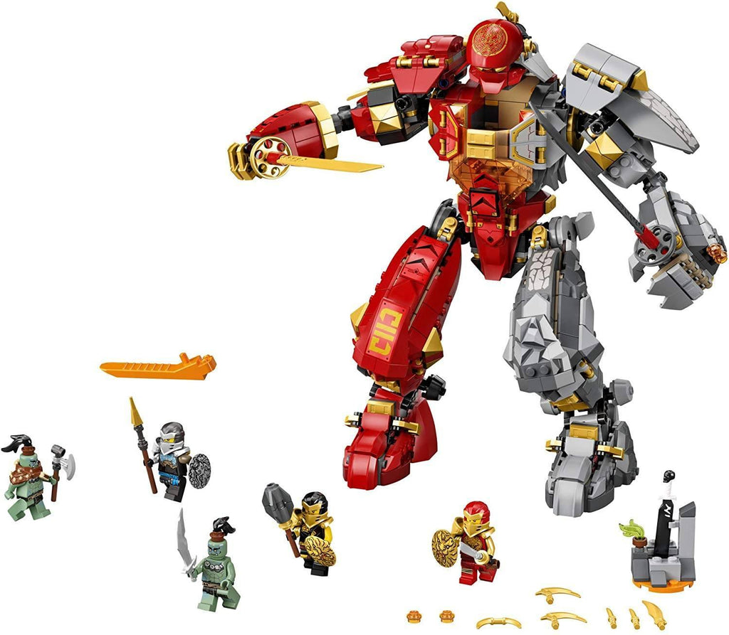 LEGO NINJAGO 71720 Fire Stone Mech Building Kit - TOYBOX Toy Shop