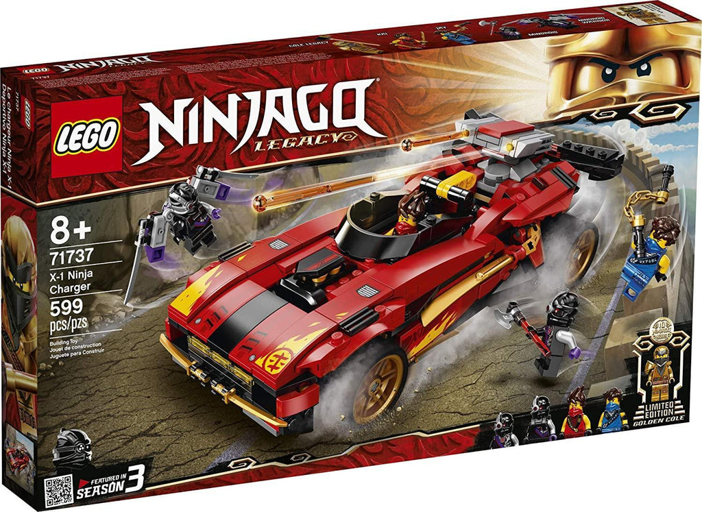 LEGO NINJAGO 71737 Legacy X-1 Ninja Charger Building Set - TOYBOX Toy Shop