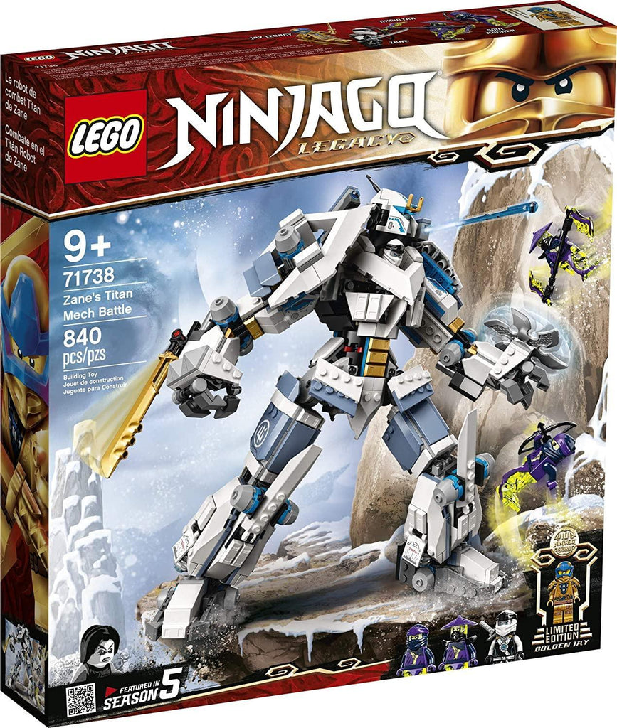 LEGO 71738 NINJAGO Zane's Titan Mech Battle - TOYBOX Toy Shop