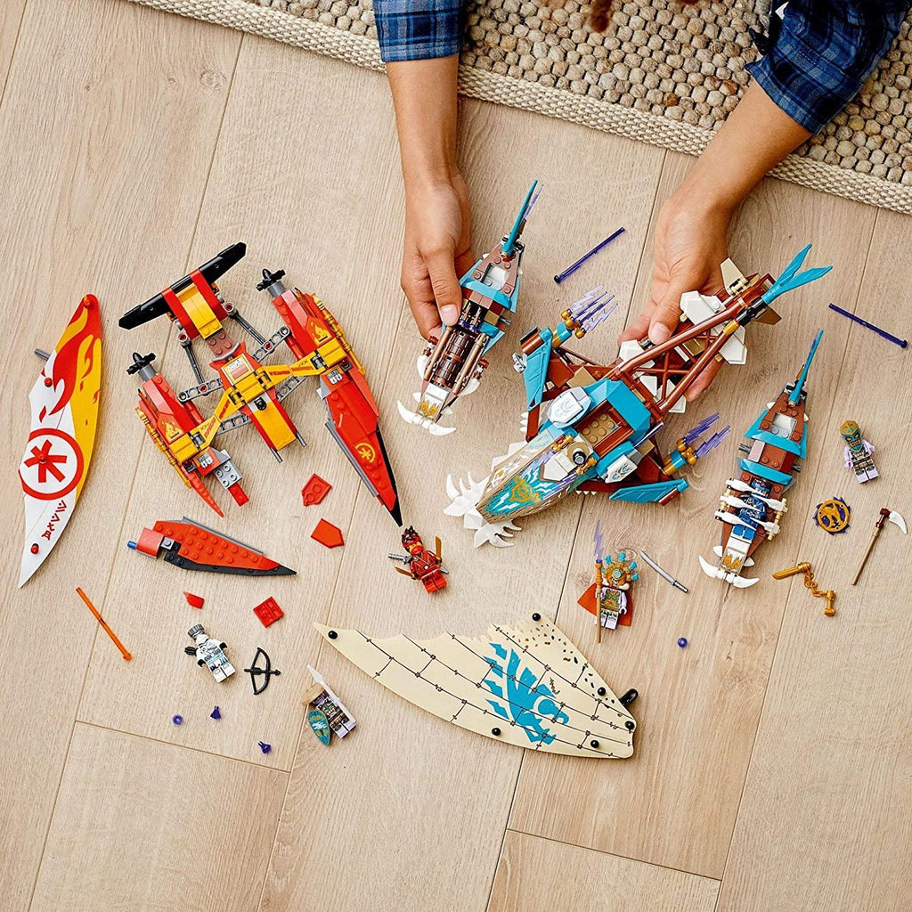 LEGO NINJAGO 71748 Catamaran Sea Battle Building Set - TOYBOX Toy Shop