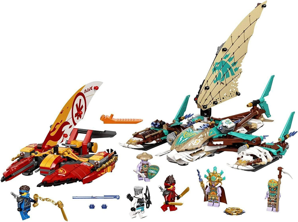 LEGO NINJAGO 71748 Catamaran Sea Battle Building Set - TOYBOX Toy Shop