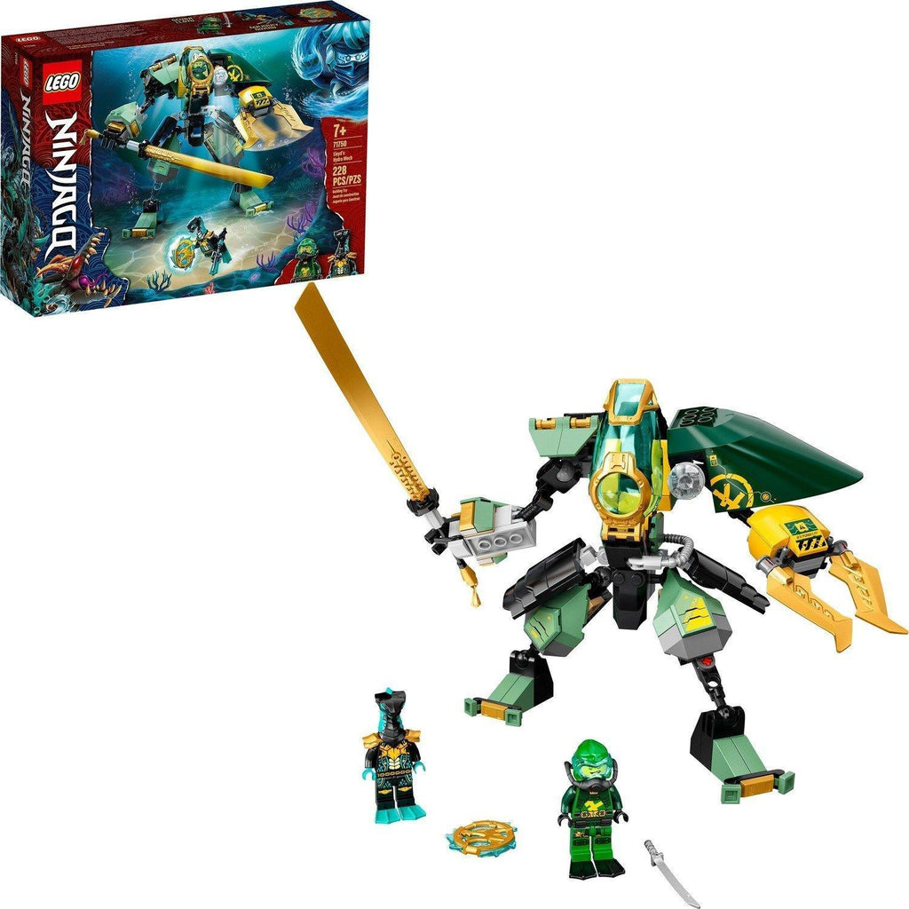 LEGO 71750 NINJAGO Lloyd’s Hydro Mech Action Figure Set - TOYBOX Toy Shop