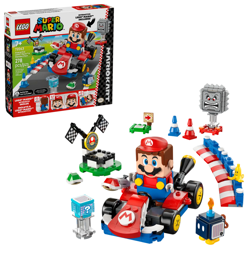 LEGO 72043 Mario Kart - Interactive LEGO Mario & Standard Kart