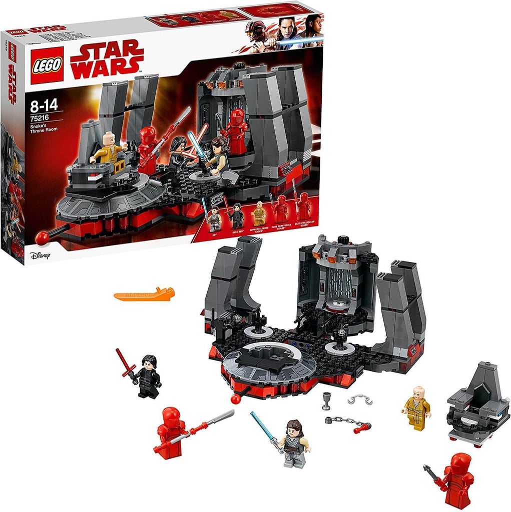 LEGO STAR WARS 75216 TM Snoke's Throne Room - TOYBOX Toy Shop