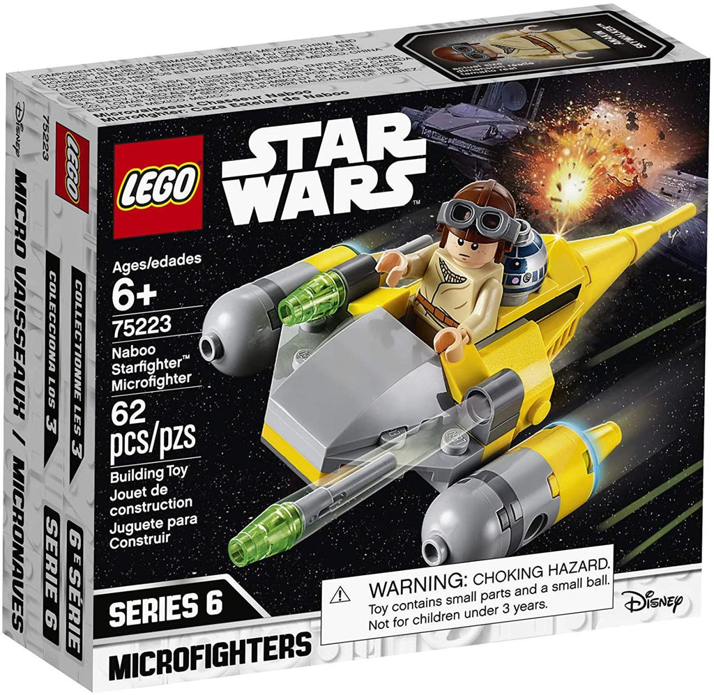 LEGO STAR WARS 75223 Star Wars Naboo Starfighter Microfighter - TOYBOX Toy Shop