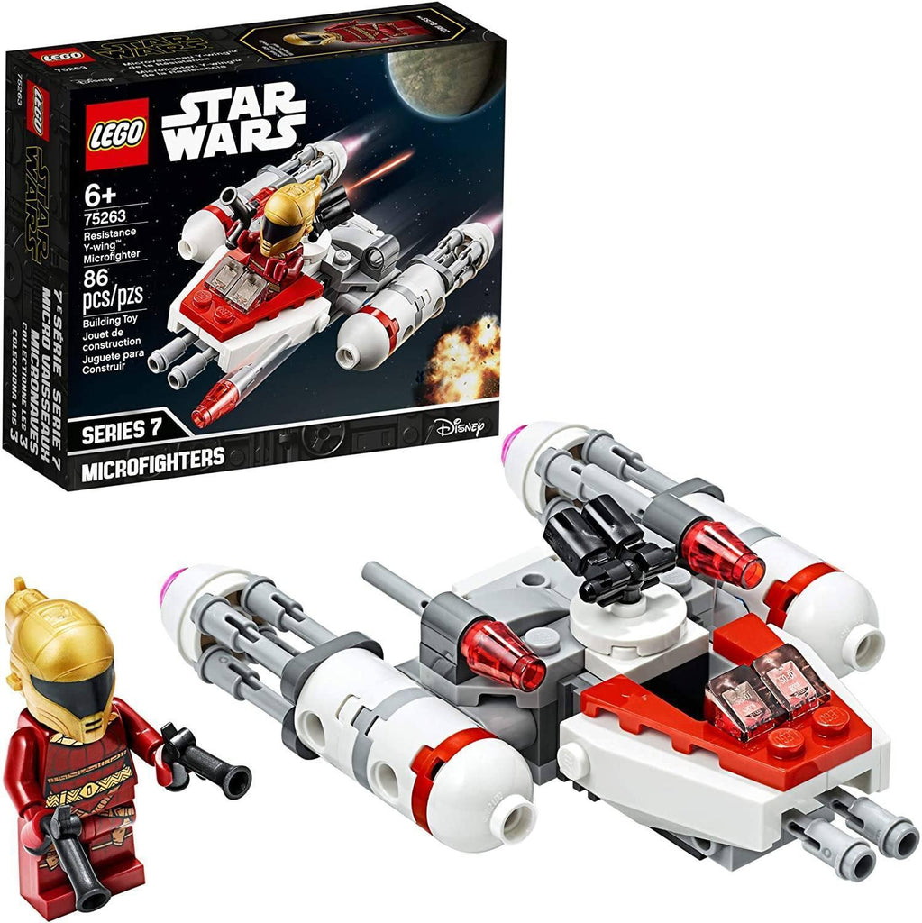 LEGO STAR WARS 75263 Star Wars Resistance Y-Wing Microfighter Toy Building Kit - TOYBOX Toy Shop