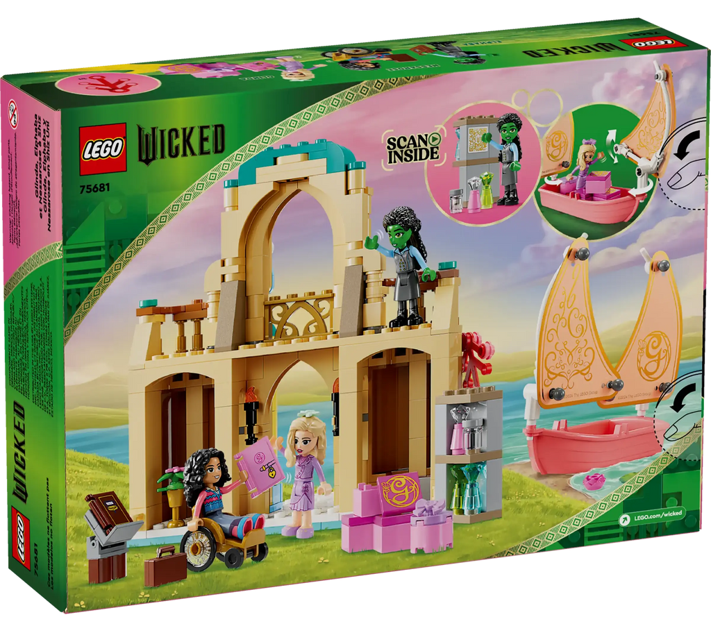 LEGO 75681 Wicked Glinda, Elphaba & Nessarose at Shiz University - TOYBOX Toy Shop