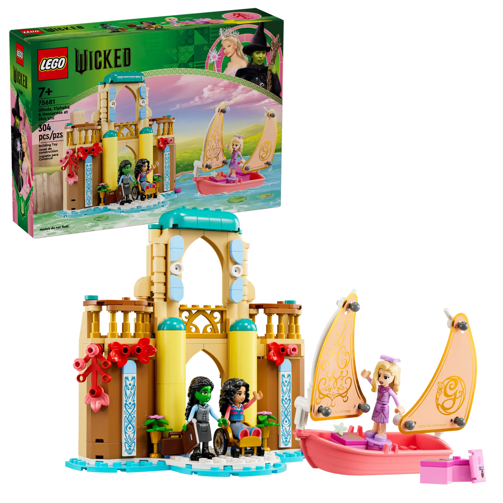 LEGO 75681 Wicked Glinda, Elphaba & Nessarose at Shiz University - TOYBOX Toy Shop