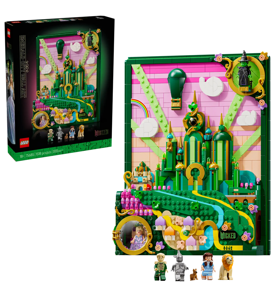 LEGO 75685 Wicked Emerald City Wall Art