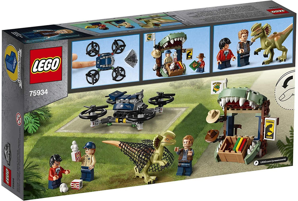 LEGO 75934 Jurassic World Dilophosaurus on The Loose Building Kit - TOYBOX Toy Shop