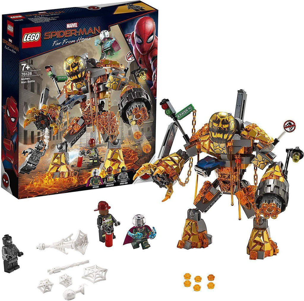 LEGO MARVEL 76128 Spider-Man Molten Man Battle Toy - TOYBOX Toy Shop