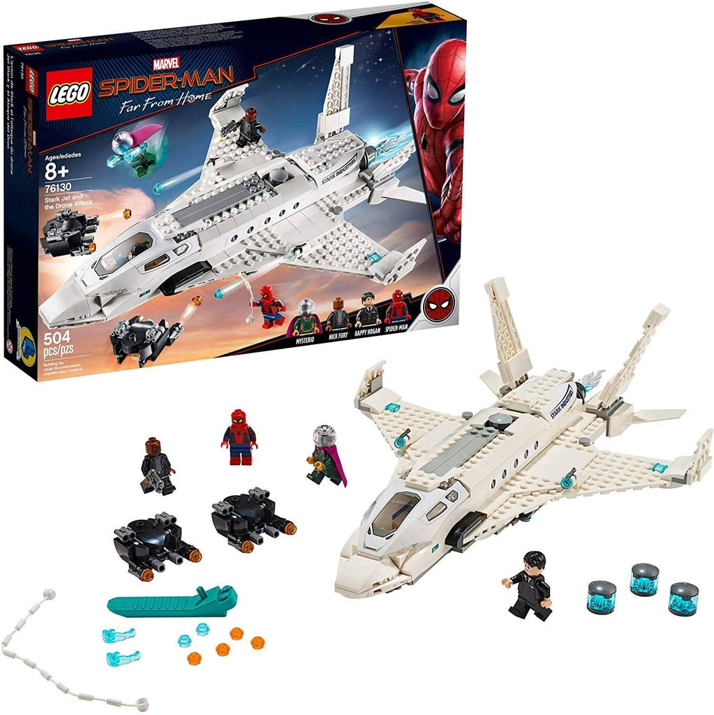 LEGO MARVEL 76130 Spider Man Far From Home: Stark Jet and the Drone Attack - TOYBOX Toy Shop