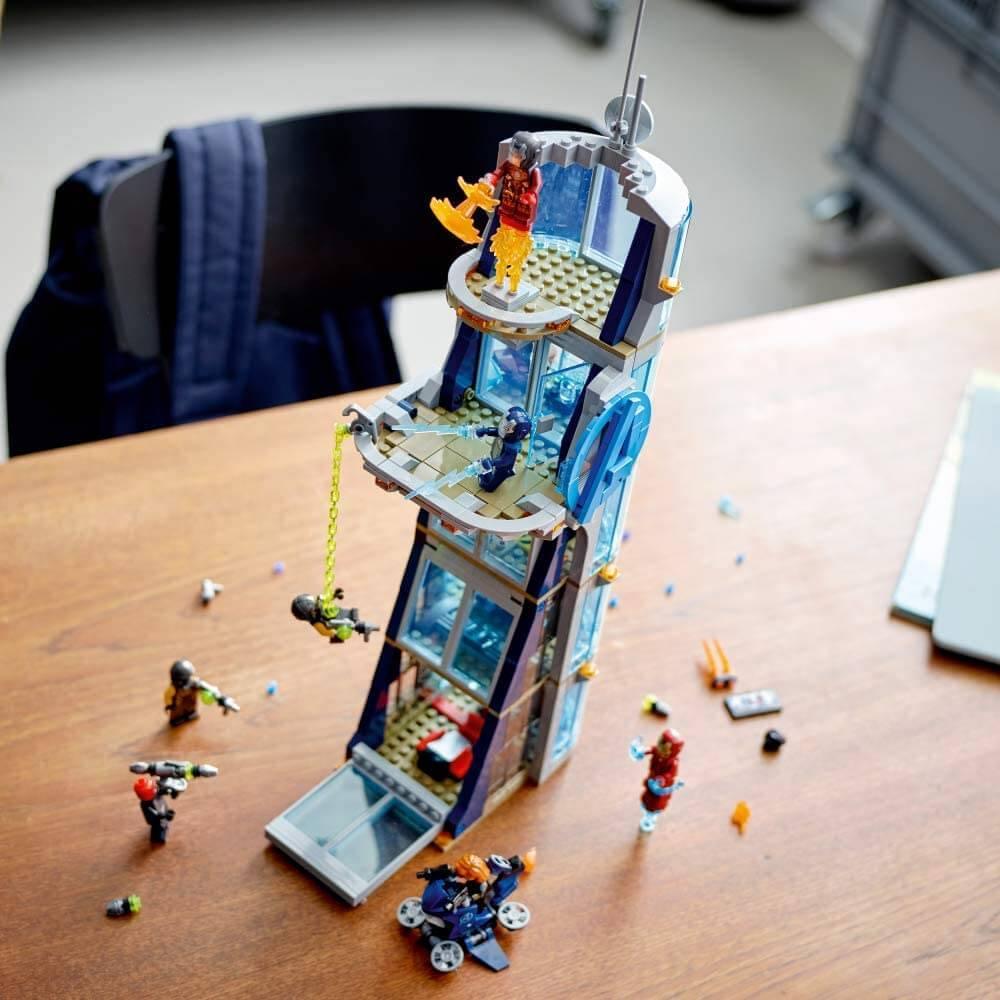 LEGO MARVEL 76166 Marvel Avengers Tower Battle Set - TOYBOX Toy Shop