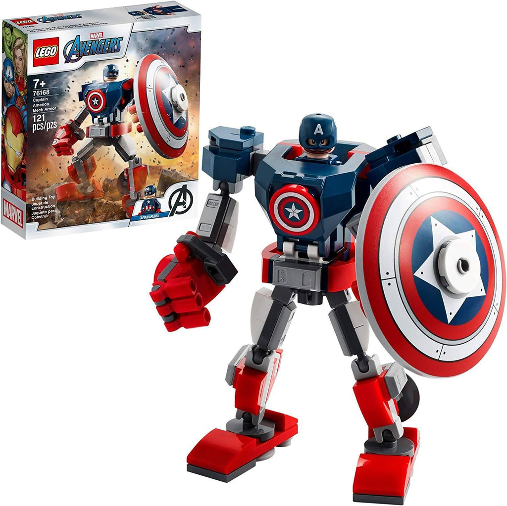 LEGO MARVEL 76168 Captain America Mech Armor - TOYBOX Toy Shop