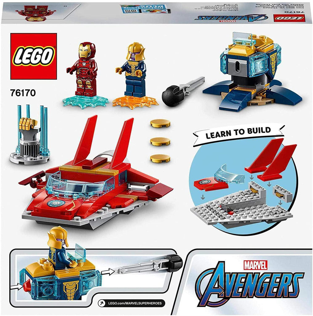 LEGO MARVEL 76170 Marvel Avengers Iron Man vs. Thanos - TOYBOX Toy Shop