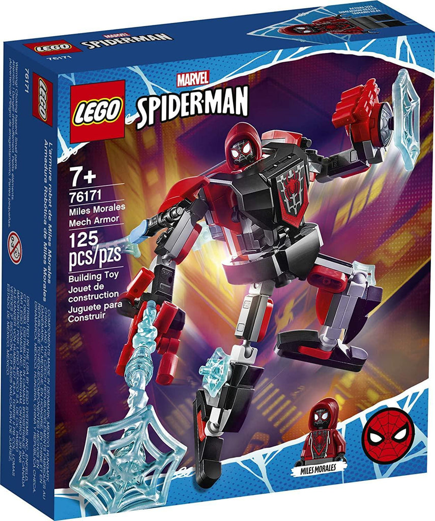 LEGO MARVEL 76171 Marvel Miles Morales Mech Armor - TOYBOX Toy Shop