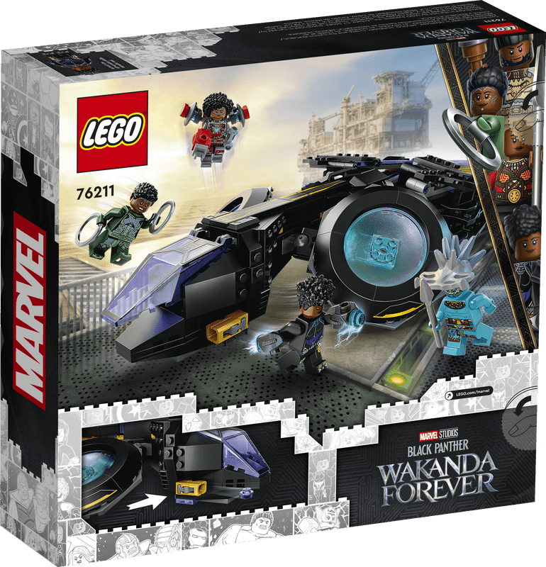LEGO 76211 Marvel Shuri's Sunbird Black Panther Wakanda Forever - TOYBOX Toy Shop