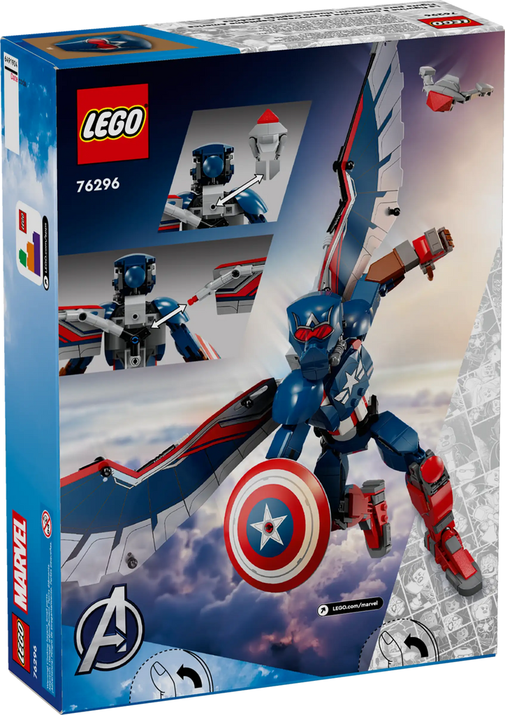 LEGO 76296 MARVEL New Captain America Construction Figure - TOYBOX Toy Shop