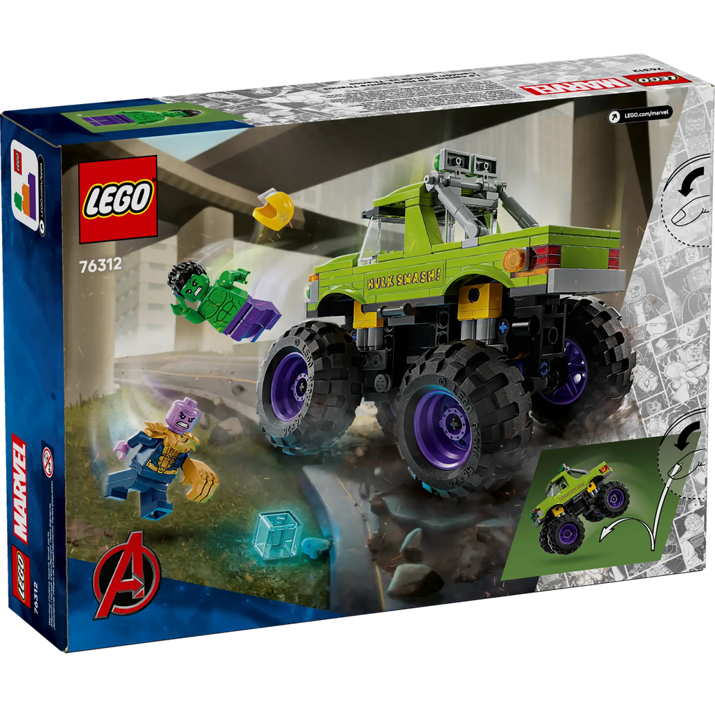 LEGO 76312 Super Heroes Marvel - The Hulk Truck Vs. Thanos