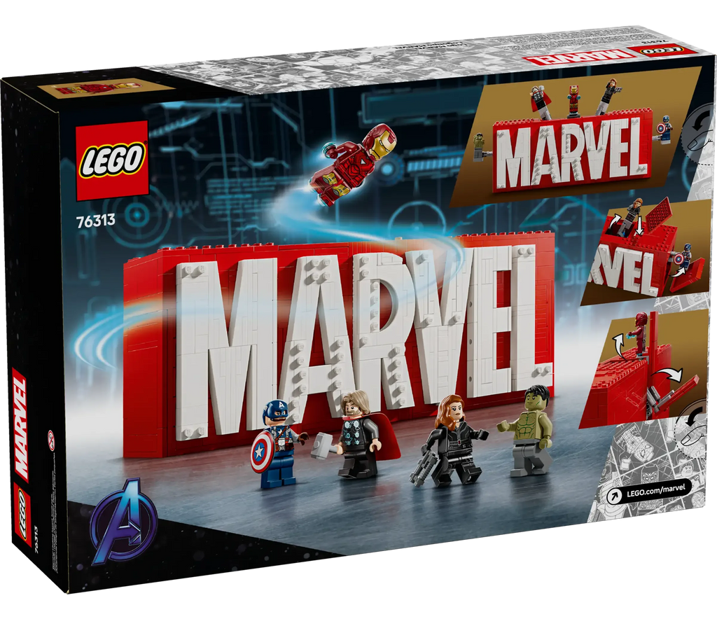 LEGO 76313 Marvel Logo & Minifigures