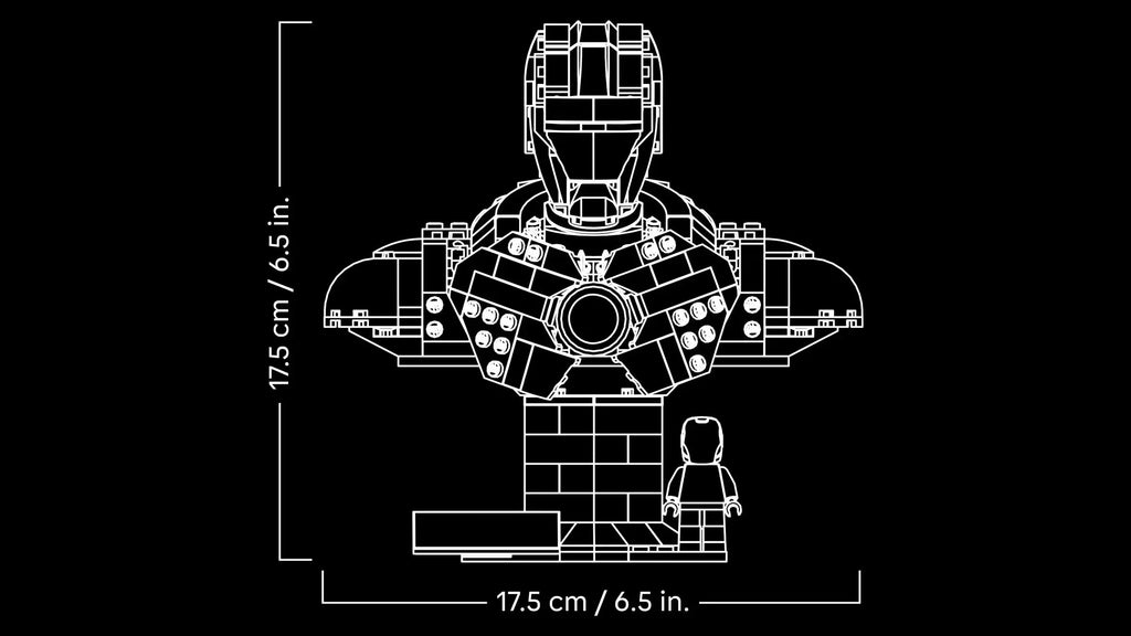 LEGO 76327 Marvel Iron Man MK4 Bust