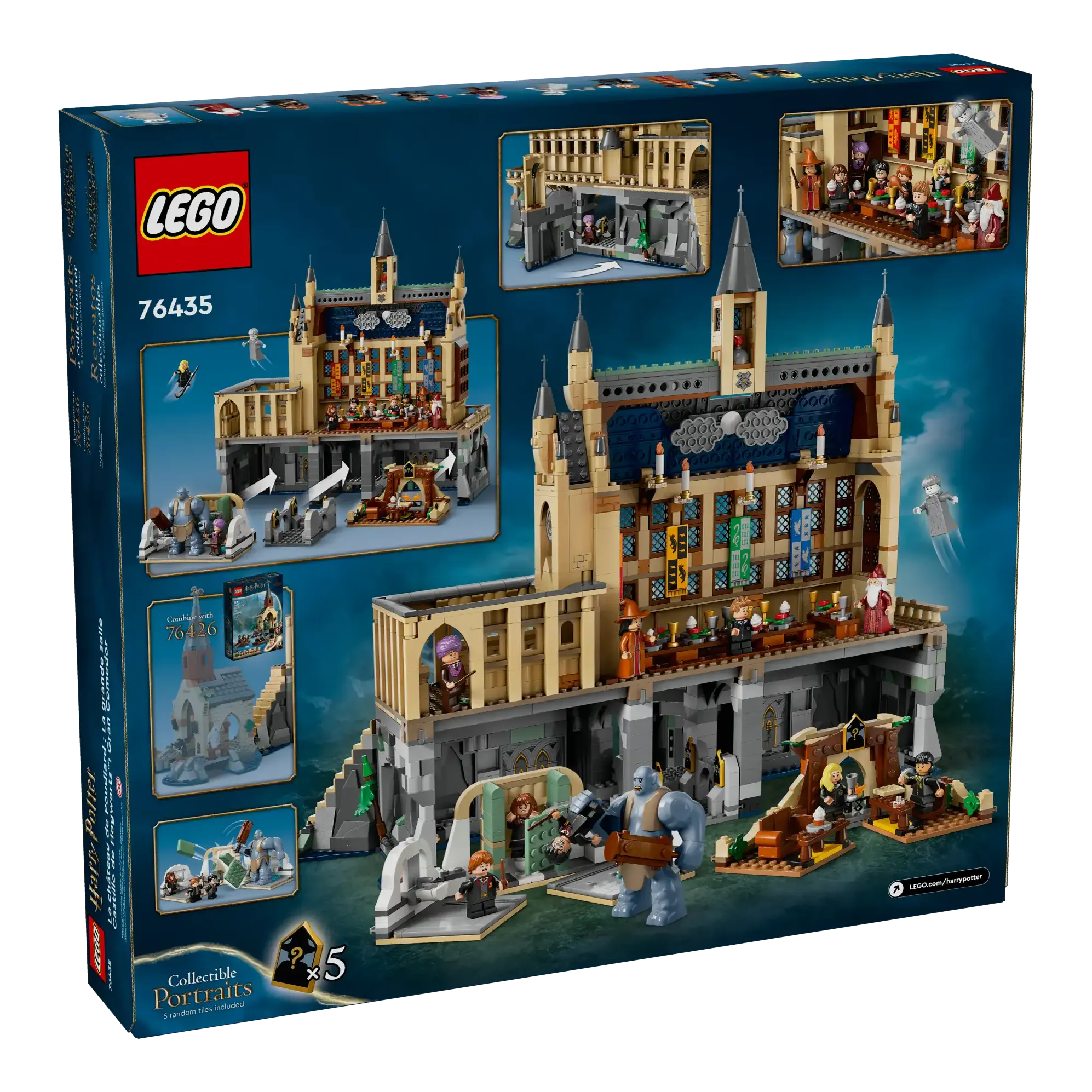 LEGO 76435 HogwartsCastle: The Great Hall | Buy Online at ♥️ TOYBOX