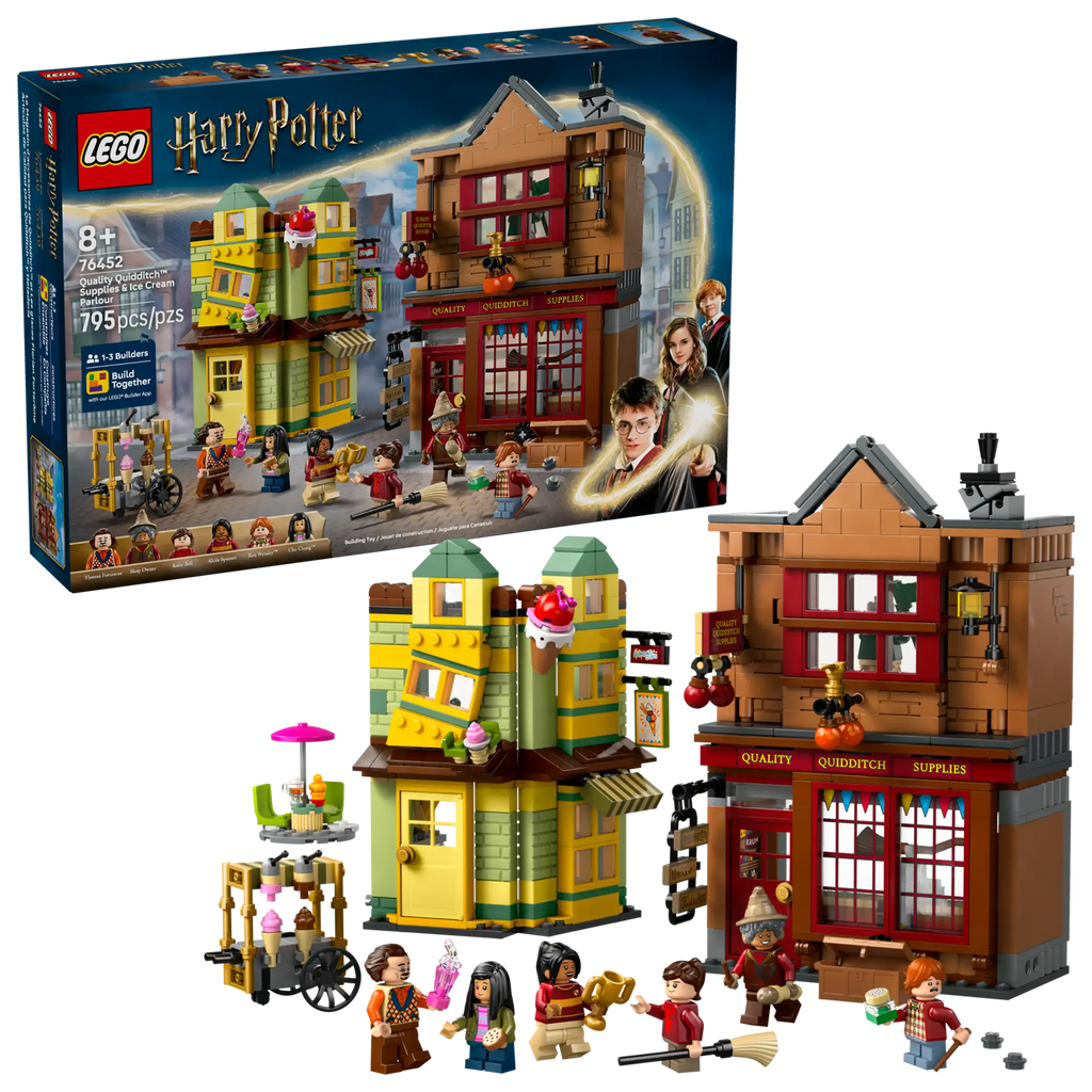 LEGO 76452 Harry Potter Quality QuidditchSupplies & Ice Cream Parlour