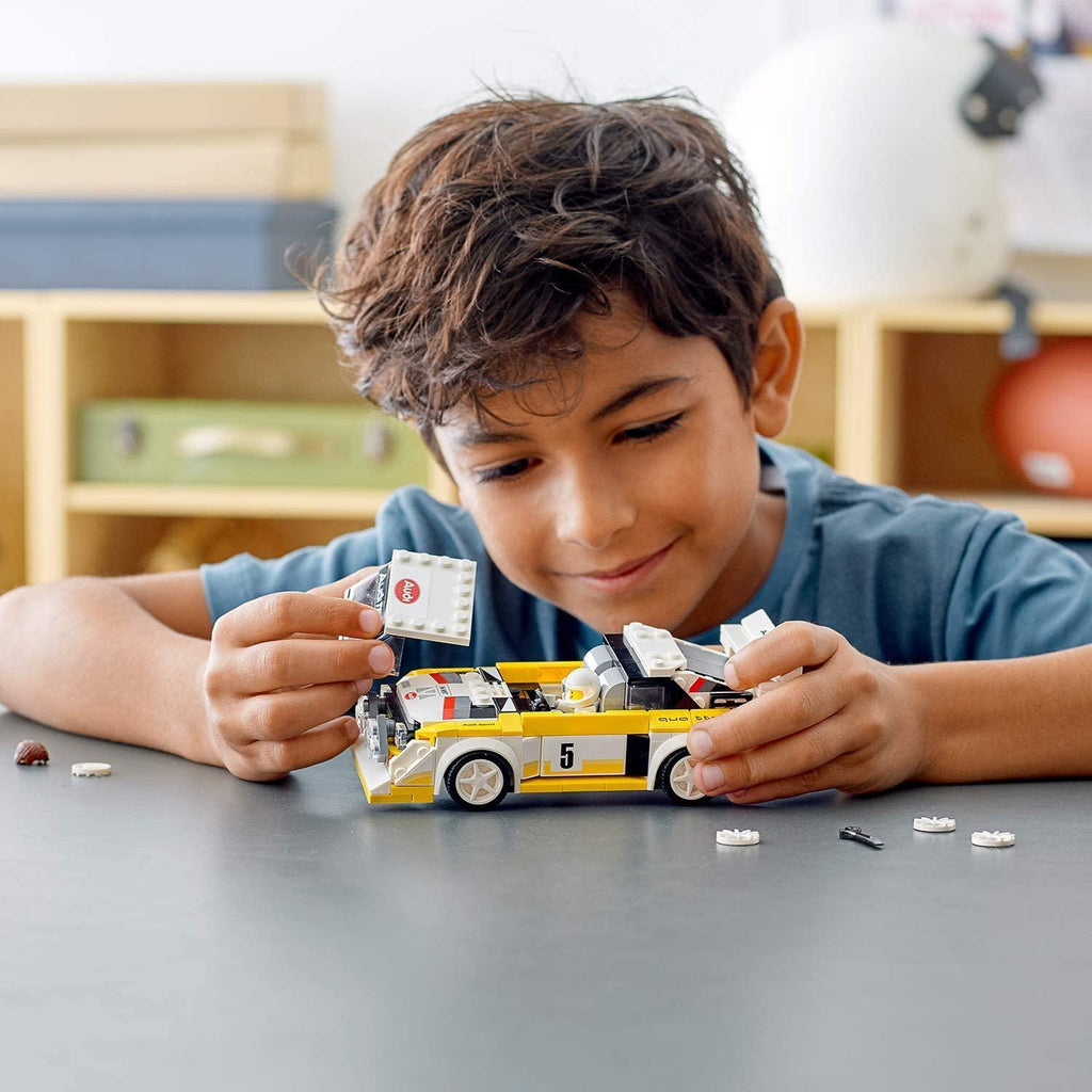 LEGO SPEED CHAMPIONS 76897 Audi Sport Quattro S1 Racer Building Set - TOYBOX Toy Shop